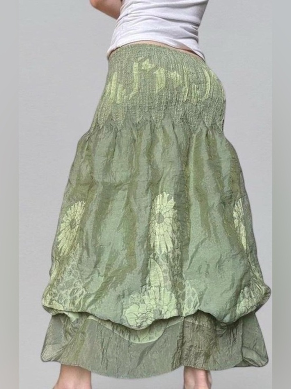 LAPIS OS (worn as L) boho skirt or strapless dress (ANTHRO COLLABORATION)